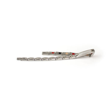 Dove - Negative Ion Bracelet, Stainless Steel with Swarovski Crystals